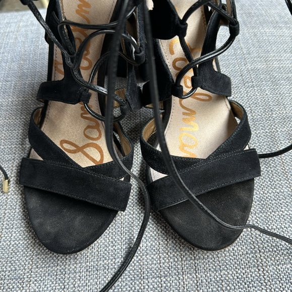 Sam Edelman Yardley Suede Block Heel Sandals, Size 8.5 - Picture 8 of 14